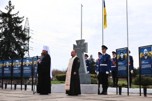 На території Чорнобильської АЕС відкрили меморіал загиблим нацгвардійцям та працівникам станції