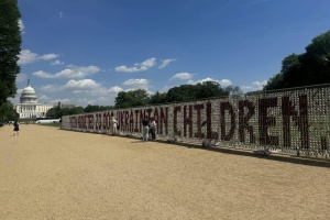 У Вашингтоні встановили 20 тисяч плюшевих ведмедиків на підтримку викрадених Росією українських дітей