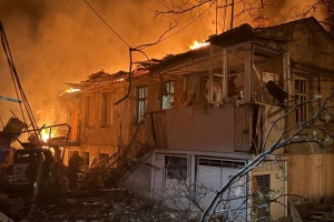 Russian drone strike hits Odesa, damaging homes and injuring civilians