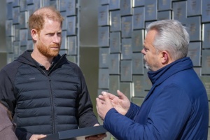 Prince Harry visits Bucha