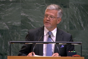 Ukraine’s envoy urges global sanctions on Russia’s nuclear industry at UN Commemoration of Chornobyl