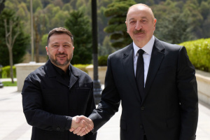 Zelensky meets Aliyev in Azerbaijan