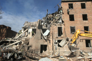 ドニプロ、ロシア軍の４月２５日の攻撃で計８名死亡、４９名負傷