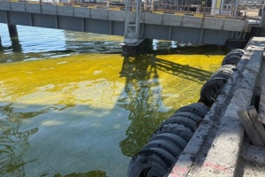 Russian attack triggers large oil spill in Odesa region port