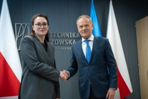 Swyrydenko spotkała się z Tuskiem w Rzeszowie – rozmawiali o obronności, energetyce i handlu

