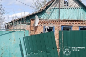 Russian drone strikes village in Kharkiv region, leaving three injured