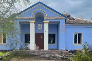 У Золотій Балці на Херсонщині через російські обстріли пошкоджений храм