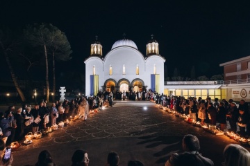 Великдень у Римі: сотні українців молилися за перемогу та мир у соборі Святої Софії