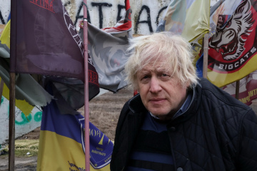 Boris Johnson visits Defense Forces positions in Zaporizhzhia sector of front