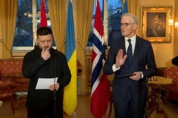 ウクライナは引き続きノルウェー外政の優先課題＝ストーレ・ノルウェー首相