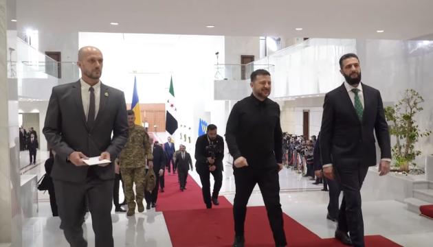 Зеленський: Україна і Сирія співпрацюватимуть задля безпеки і розвитку суспільств