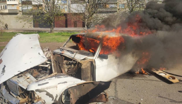Rusya ordusu sabah saatlerinden itibaren Nikopol'u bombaladı, evler ve kreş zarar gördü.