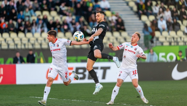 УПЛ. «Полісся» у Житомирі обмінялося голами з «Вересом»