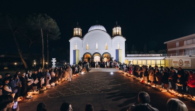 Великдень у Римі: сотні українців молилися за перемогу та мир у соборі Святої Софії