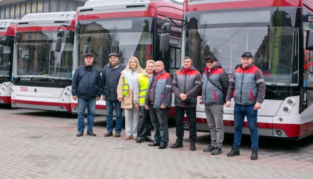 Івано-Франківськ отримав 9 нових тролейбусів вітчизняного виробництва