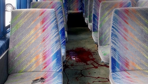 Росіяни знову атакували автобус у Нікопольському районі, є поранені