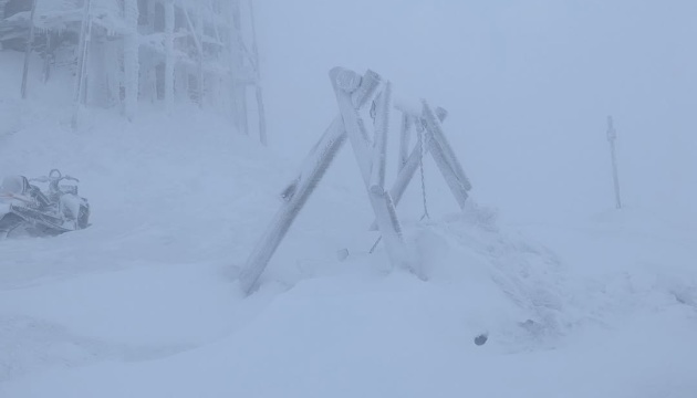 У Карпатах температура повітря опустилася до -10°