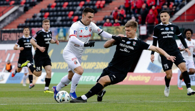 «Верес» переграв «Оболонь» у матчі чемпіонату України з футболу