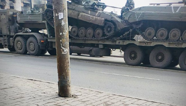 Center for Study of Occupation: Russians moving military equipment en masse from Berdiansk area to northern Donetsk region