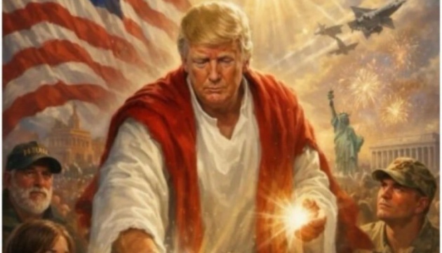 Трамп видалив пост із зображенням себе в образі Ісуса