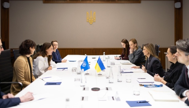 Олена Зеленська розповіла заступниці генсека ООН про злочини Росії проти дітей