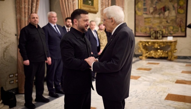 Зеленський обговорив із президентом Італії безпеку та підтримку України