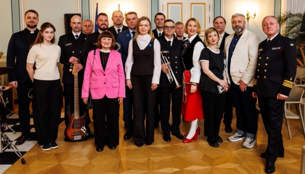 У Таллінні українська громада відвідала виступ ансамблю Оркестру ВМС ЗСУ