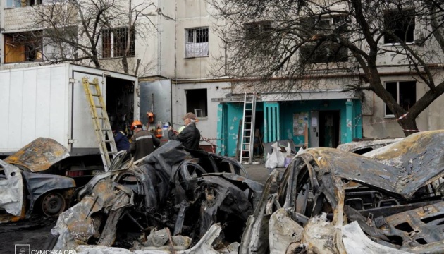 У Сумах кількість постраждалих через атаку російських БПЛА зросла до 23, серед них 10 дітей
