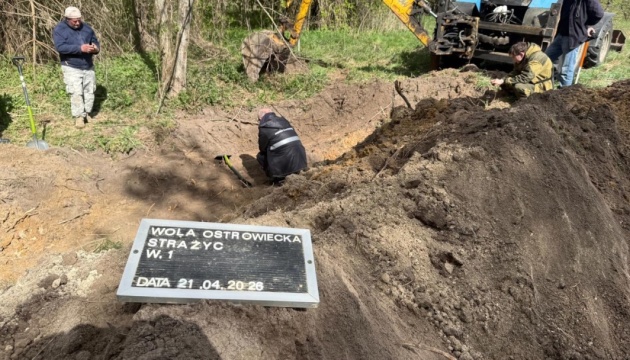 Під час пошукових робіт на Волині виявили масове поховання 1943 року - польський Інститут нацпам’яті