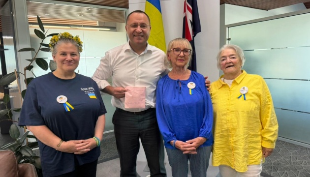 Посол України відзначив самовідданість канберійської громади у боротьбі за підтримку країни