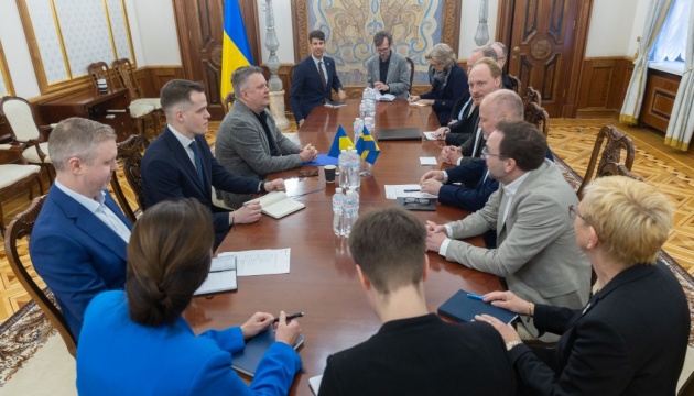 Кислиця обговорив з делегацією Риксдагу Швеції євроінтеграцію України і досягнення справедливого миру