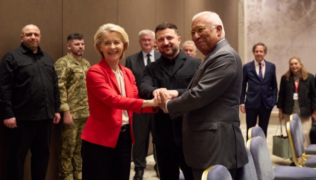 ゼレンシキー宇大統領とＥＵ幹部、９００億融資と第２０次対露制裁の承認を歓迎