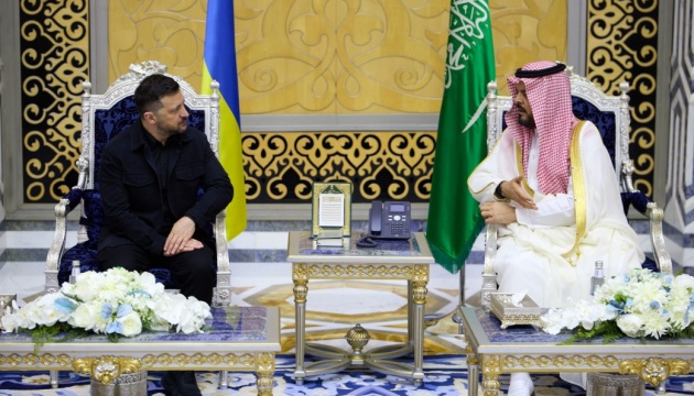 President Zelensky, Saudi Crown Prince discuss three key areas of cooperation