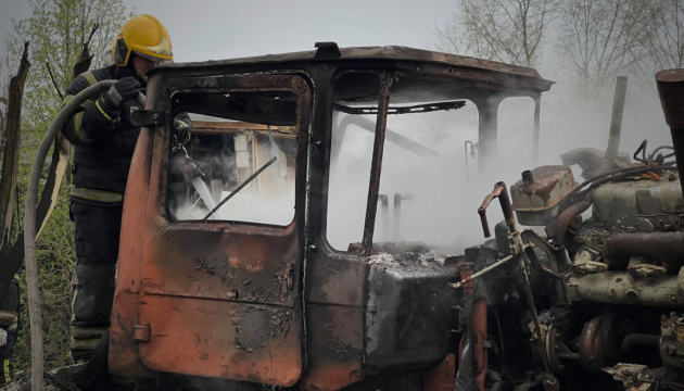 Rescuers show aftermath of shelling in Chernihiv region