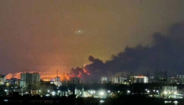 Ukraine hits Russian military trains, oil refinery, air defense assets overnight
