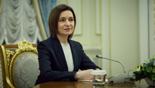 Санду: Вступ України та Молдови до ЄС - це не послуга, а стратегічний вибір Європи