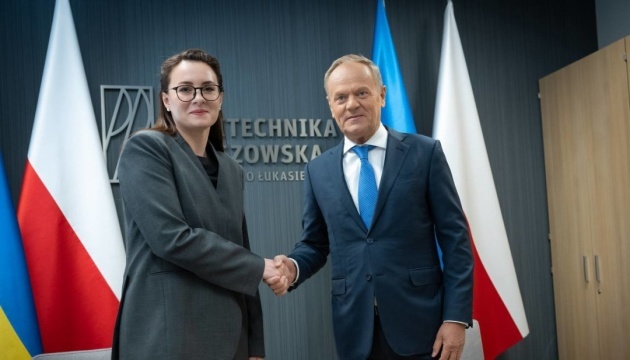 Swyrydenko spotkała się z Tuskiem w Rzeszowie – rozmawiali o obronności, energetyce i handlu