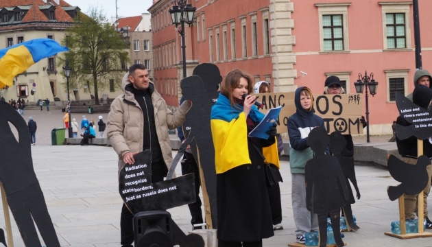 W Warszawie odbyło się wydarzenie upamiętniające 40. rocznicę katastrofy w Czarnobylu

