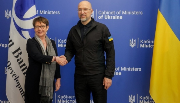 Schmyhal erörtert Wintervorbereitungen mit EBRD-Präsidentin