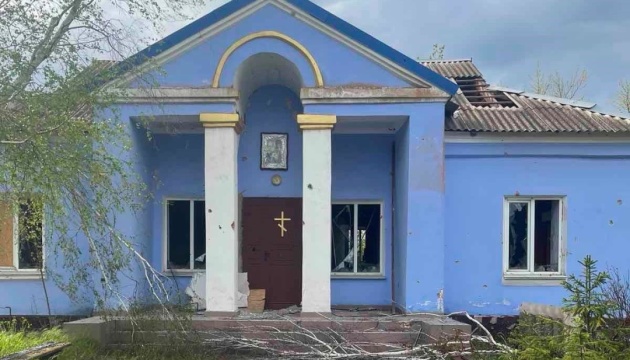 У Золотій Балці на Херсонщині через російські обстріли пошкоджений храм