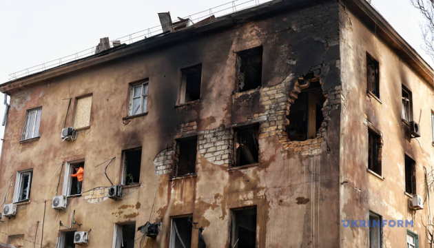 У Приморському районі Одеси через нічну атаку РФ пошкоджені 22 будівлі