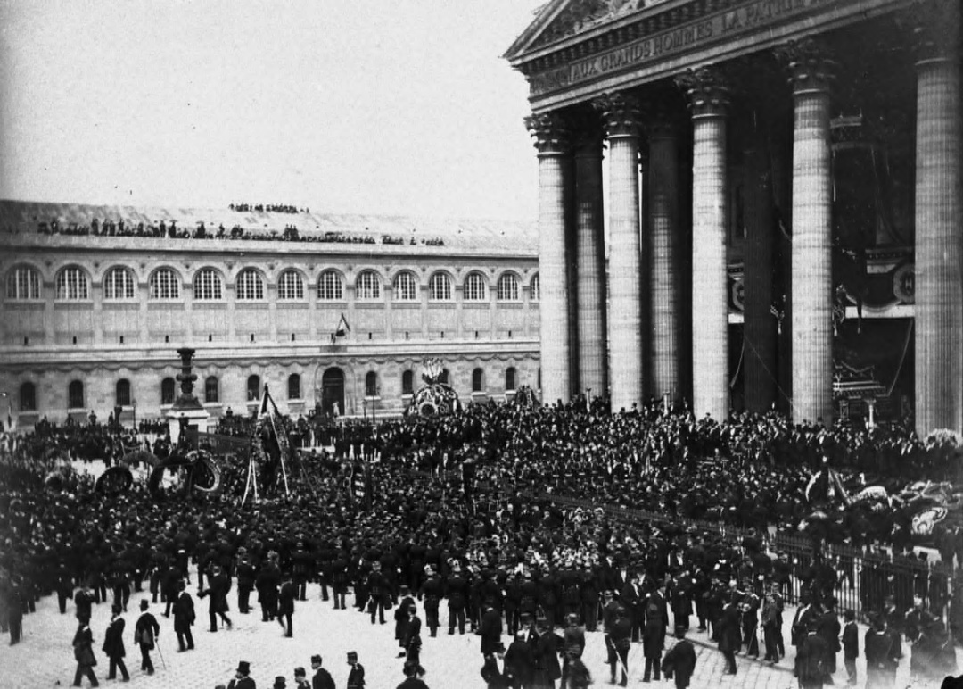Похорон Віктора Гюго 1 червня 1885 року. Фото:Wikipedia
