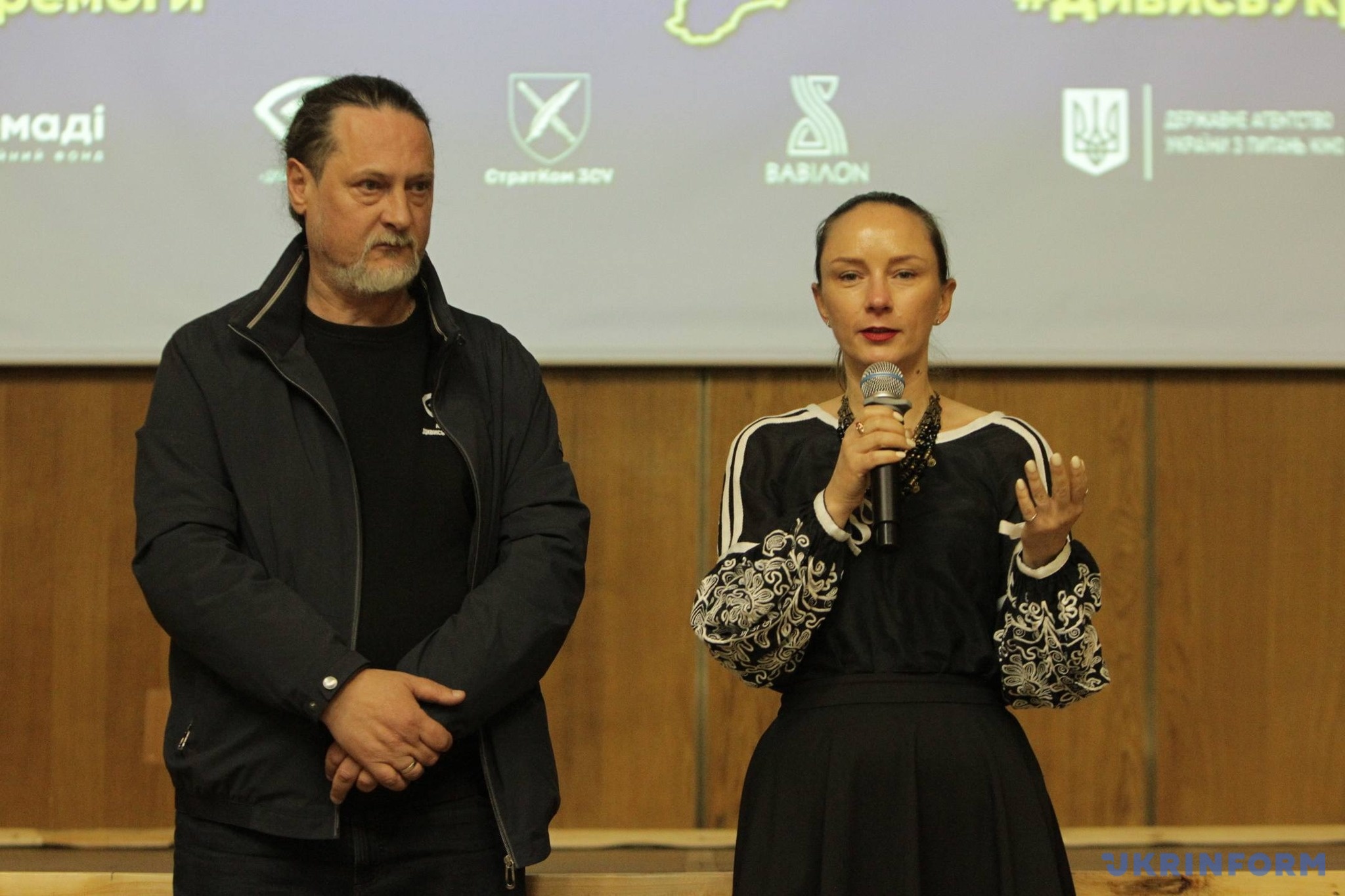 Андрій Різоль на презентації нового кінопростору