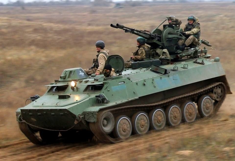 Зенітна установка ЗУ-23-2 на базі МТ-ЛБ 