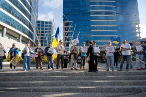 В Ізраїлі пройшла акція проти закупівлі викраденого Росією українського зерна