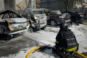 Guerre en Ukraine : cinq blessés après une frappe russe en plein centre-ville de Tchernihiv