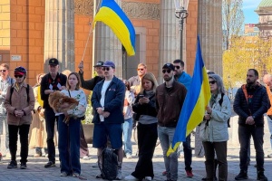 У Стокгольмі відбулася акція на підтримку України та демократичних цінностей