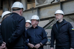 Пісторіус відвідав у Києві енергооб’єкт, пошкоджений через російські атаки