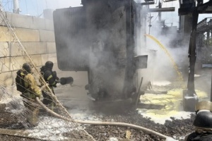 Russian FPV drone attacks energy facility in Kramatorsk district