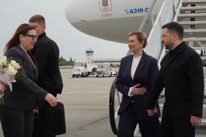 Зеленський з першою леді прибув до Румунії